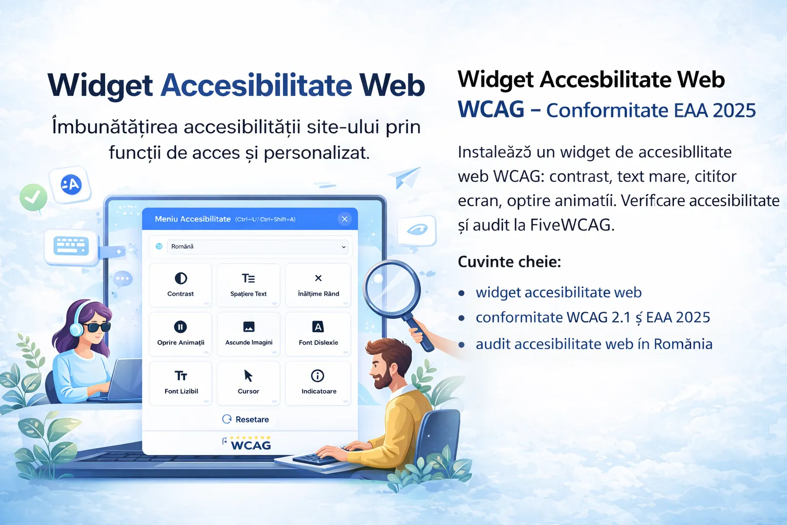 Widget Accesibilitate Web